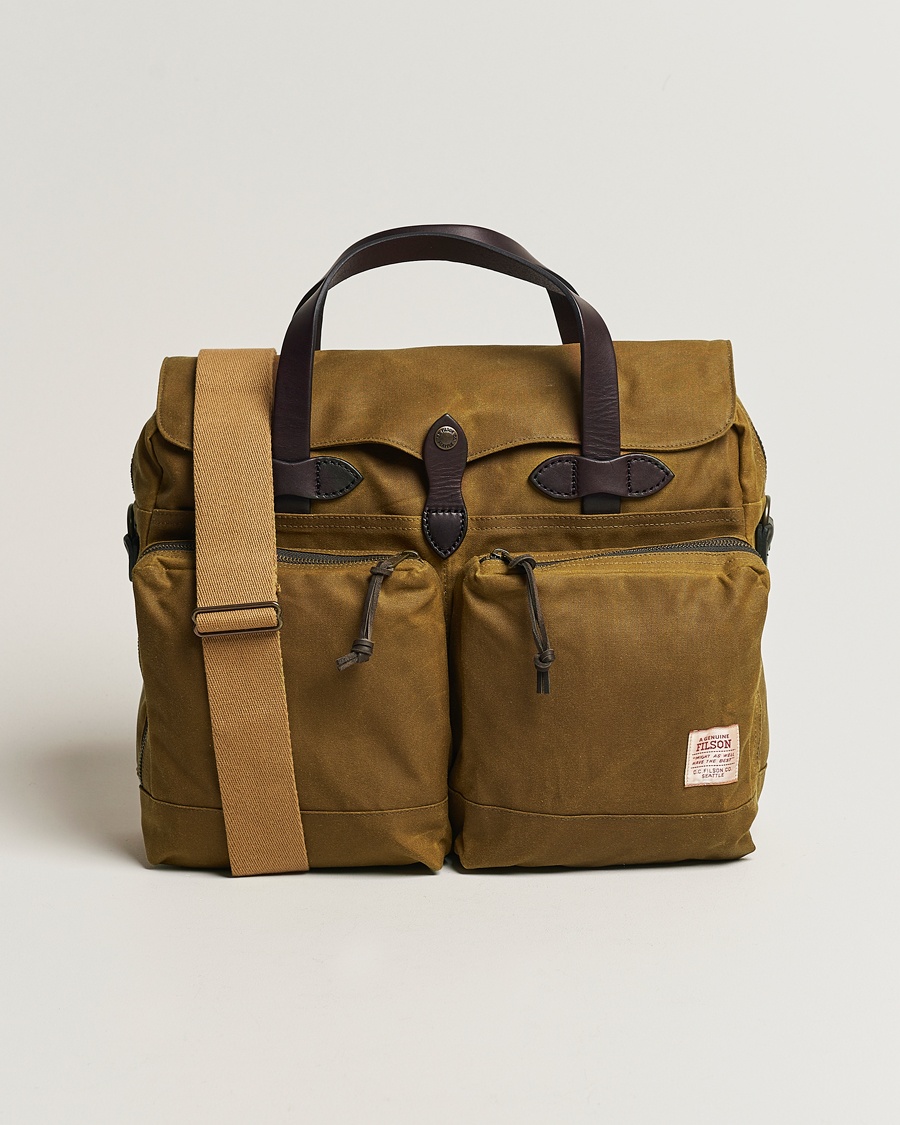Herr | | Filson | 24-Hour Tin Briefcase Dark Tan
