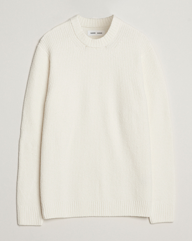 Herr | Samsøe & Samsøe | Samsøe & Samsøe | Alts Heavy Knitted Crew Neck Clear Cream
