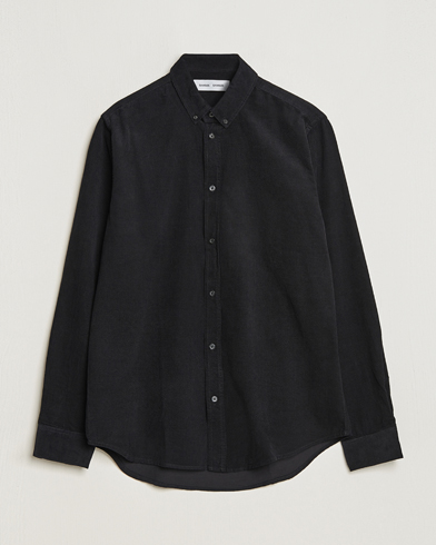 Herr | Skjortor | Samsøe & Samsøe | Liam Baby Cord Shirt Black