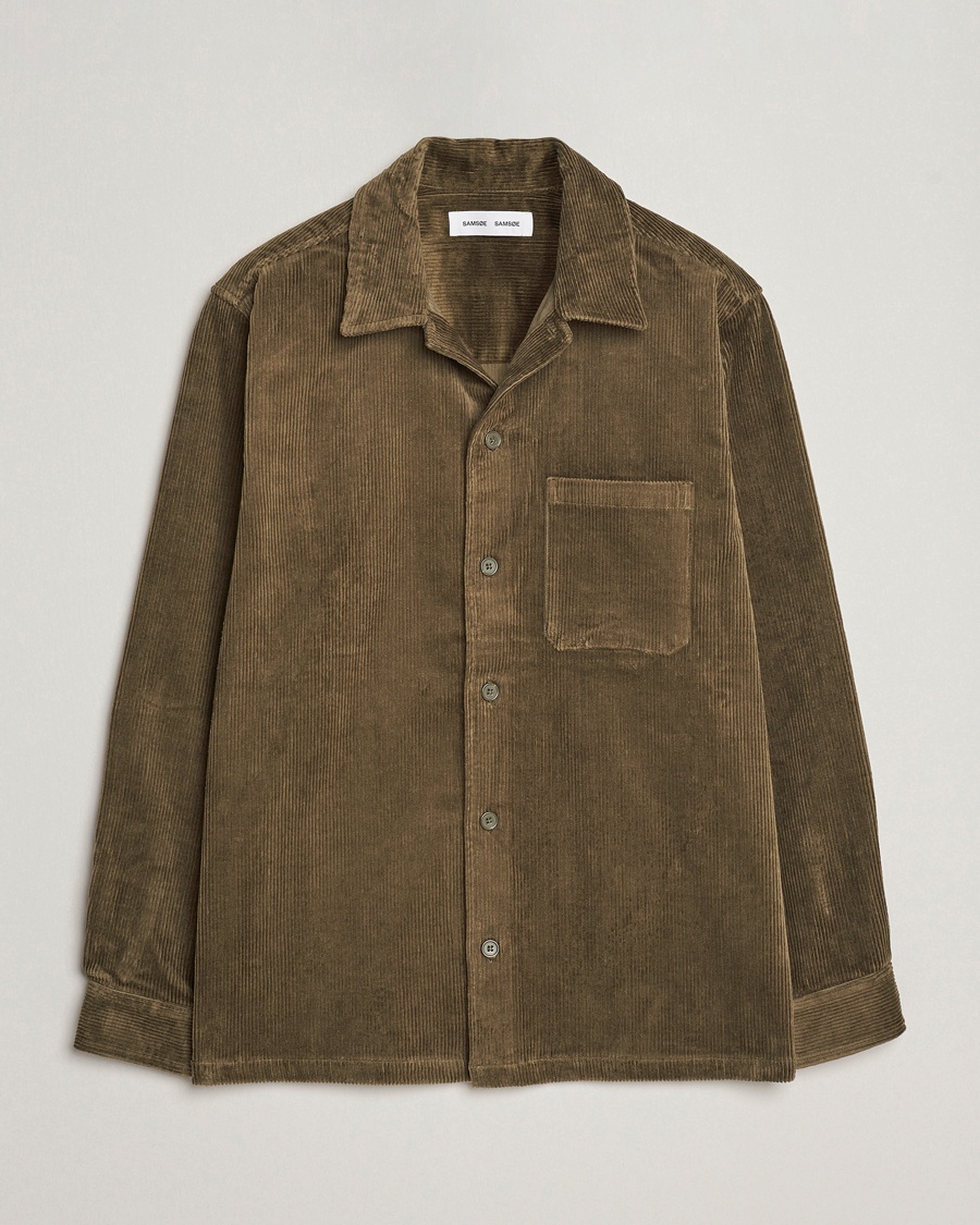 Herr | Samsøe & Samsøe | Samsøe & Samsøe | Damon Corduroy Overshirt Crocodile