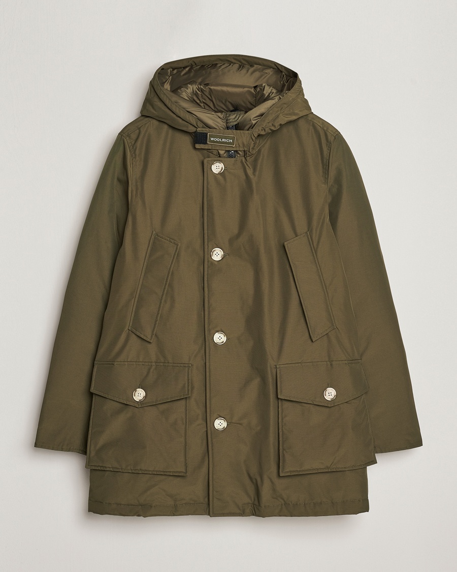Woolrich Arctic Parka No Fur Dark Green, Herr, Parkas, Grön, Storlek L