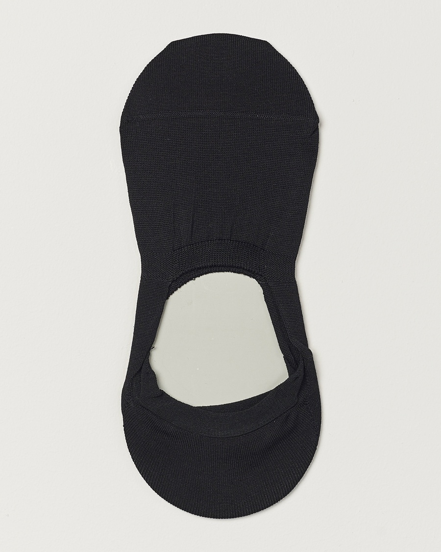 Bresciani Step in Ghost Socks Black – Svart