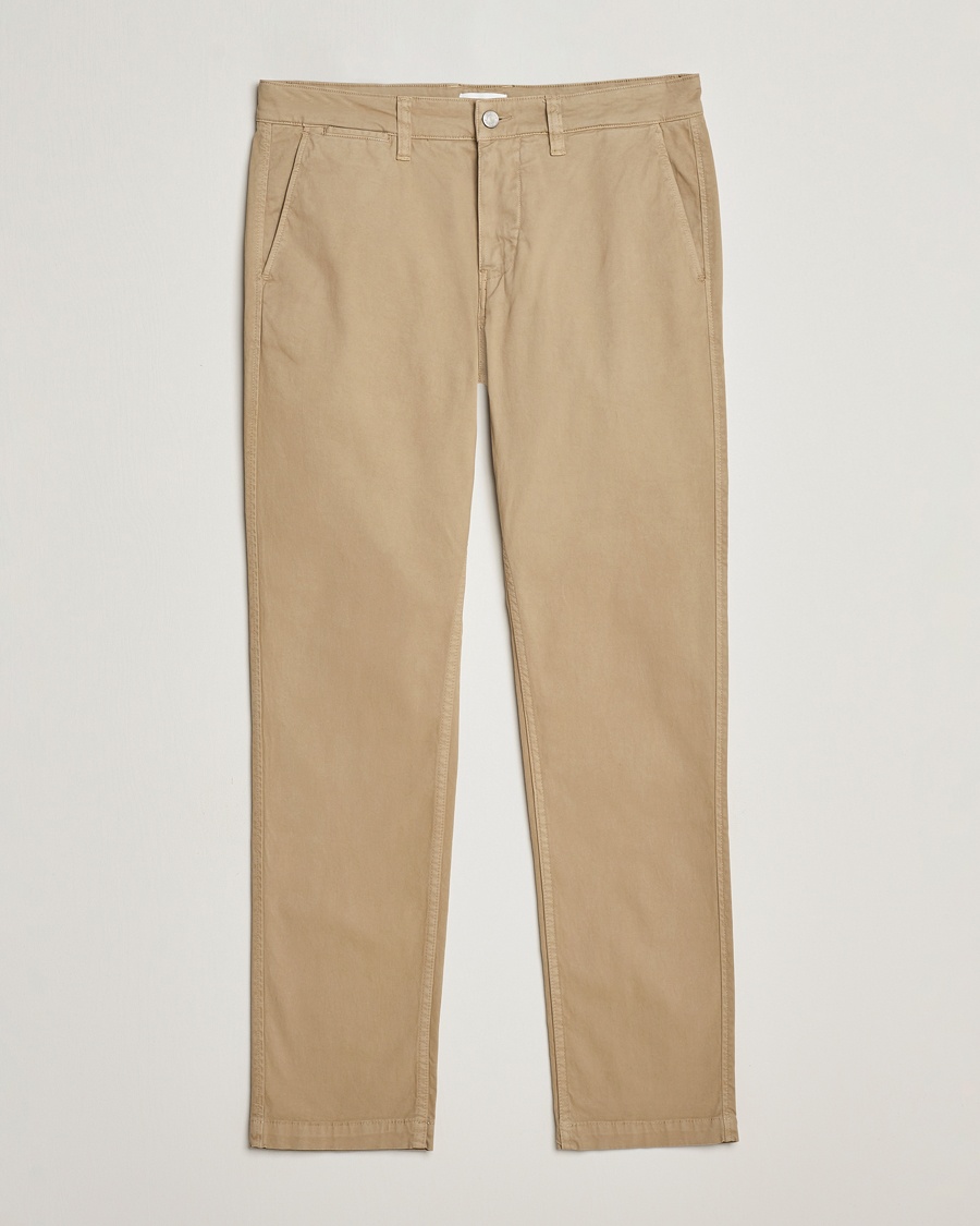 NN07 Marco Slim Fit Stretch Chinos Khaki – Brun