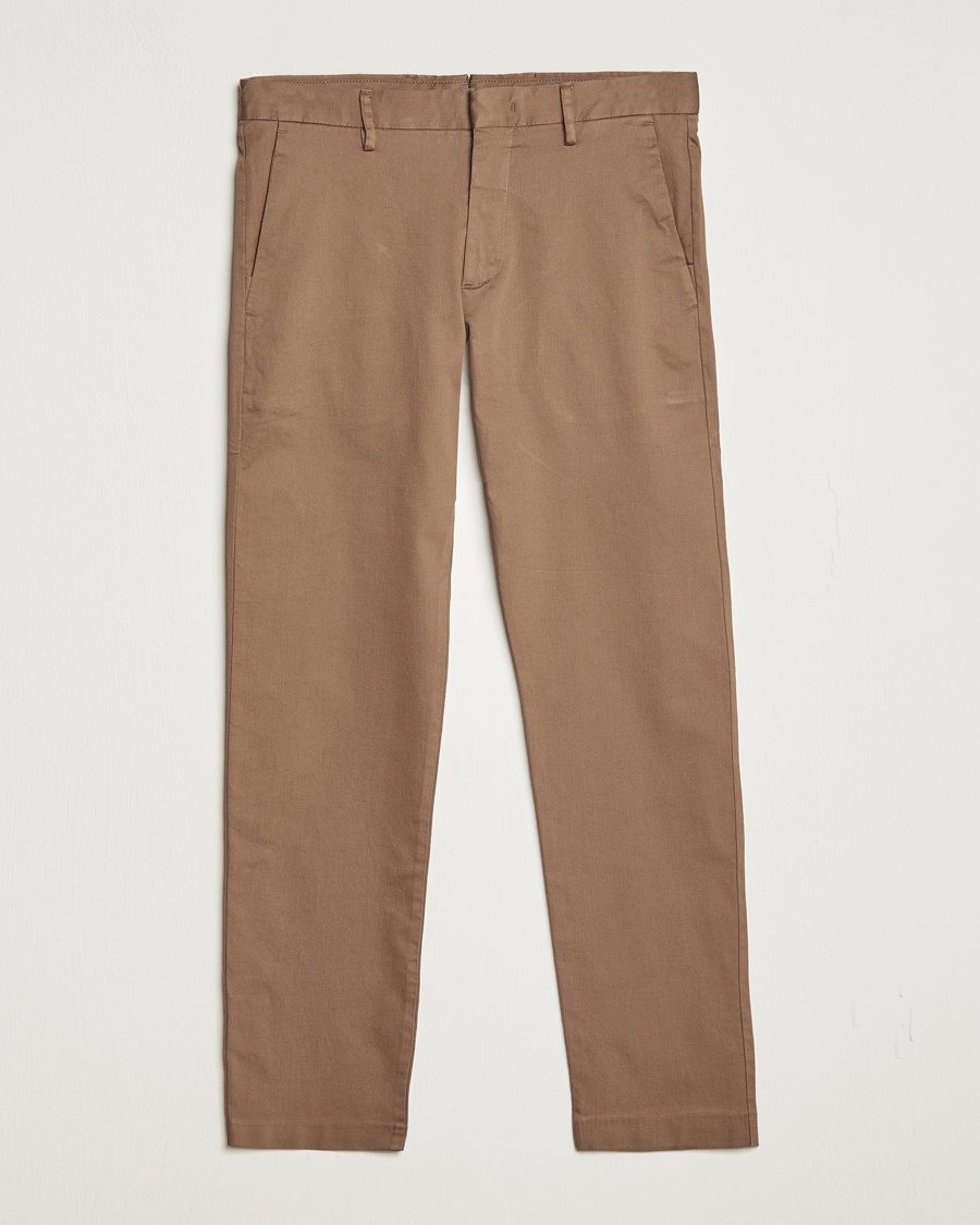 Herr | 60% rea | NN07 | Theo Regular Fit Stretch Chinos Shitake