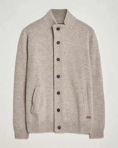Herr | Barbour | Barbour Lifestyle | Essential Patch Zip Through Cardigan New Stone