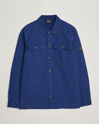 Herr | Skjortjackor | Barbour International | Adey Pocket Overshirt Inky Blue