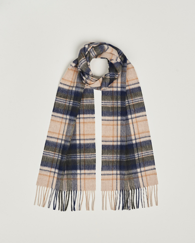 Herr | Barbour | Barbour Lifestyle | Lambswool/Cashmere New Check Tartan Sand/Beige/Plaid