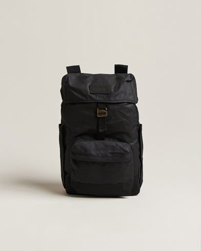 Herr | Barbour | Barbour Lifestyle | Essential Waxed Backpack Black