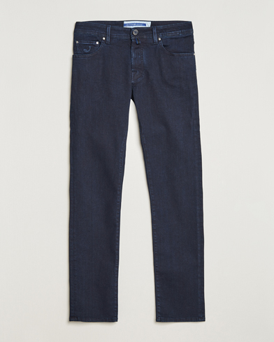 Herr | Svarta jeans | Jacob Cohën | Nick Slim Fit Stretch Jeans Blue Black