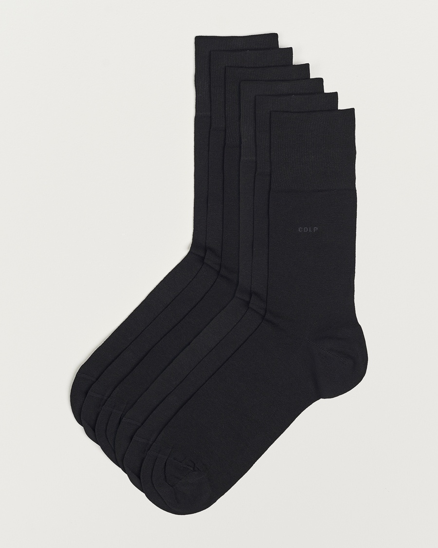 CDLP 6-Pack Cotton Socks Black – Svart