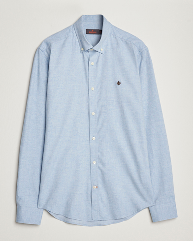 Herr | Flanellskjortor | Morris | Watts Flanell Shirt Light Blue