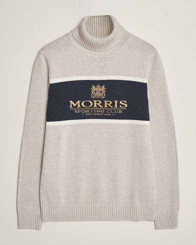 Herr | Polotröjor | Morris | Trevor Logo Rollneck Khaki