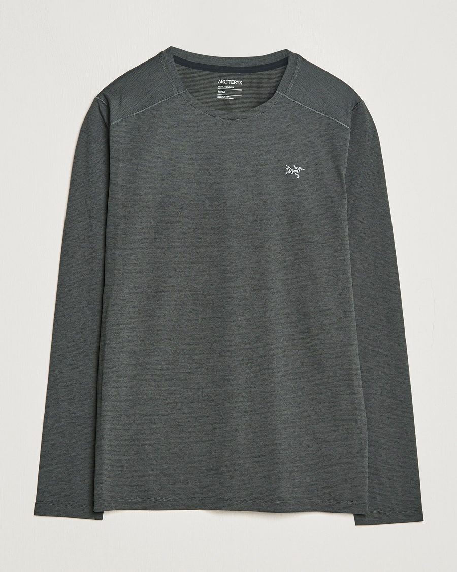Herr | Arc'teryx | Arc'teryx | Cormac Long Sleeve T-Shirt Black Heather