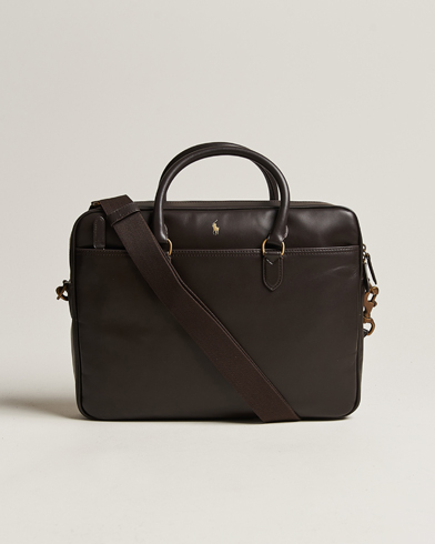 Herr | Accessoarer | Polo Ralph Lauren | Leather Commuter Bag  Dark Brown