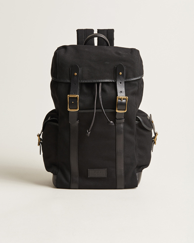 Herr | Preppy Authentic | Polo Ralph Lauren | Canvas Backpack Black