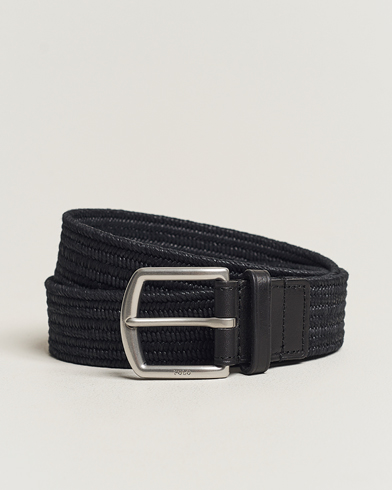 Herr | Flätade bälten | Polo Ralph Lauren | Braided Elastic Belt Black