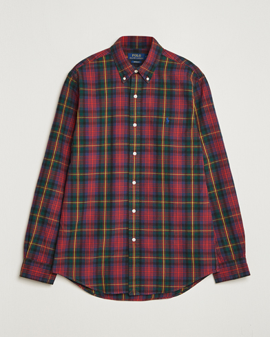 Herr | Polo Ralph Lauren | Polo Ralph Lauren | Custom Fit Checked Shirt Red/Green