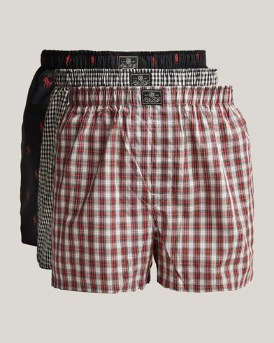 Herr | Underkläder | Polo Ralph Lauren | 3-Pack Woven Boxer Multi