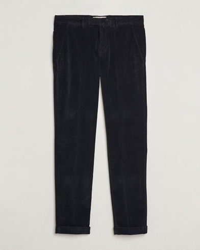 Herr | Manchesterbyxor | Briglia 1949 | Slim Fit Corduroy Trousers Black