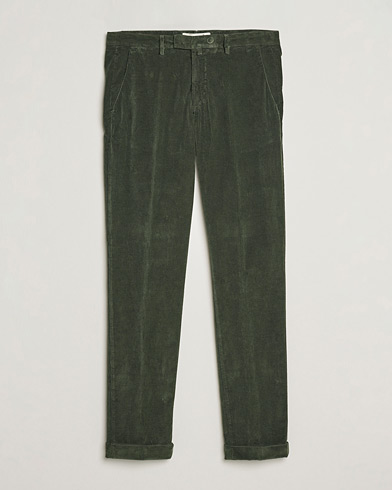 Herr | Italian Department | Briglia 1949 | Slim Fit Corduroy Trousers Dark Green