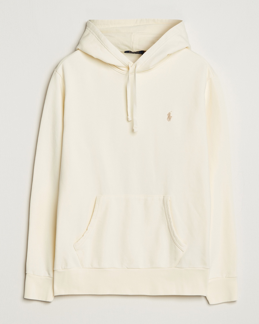 Polo Ralph Lauren Loopback Terry Hoodie Clubhouse Cream – Vit