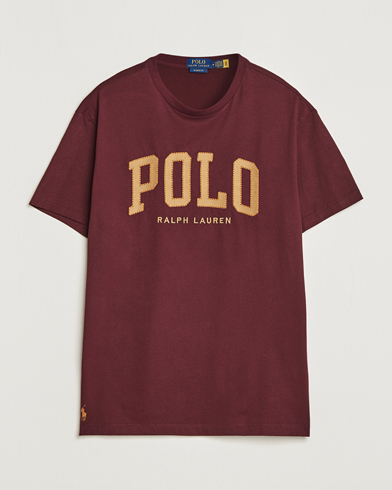 Herr | 30% rea | Polo Ralph Lauren | Logo Crew Neck T-Shirt Harvard Wine
