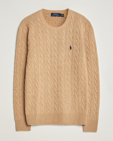 Herr | Polo Ralph Lauren | Polo Ralph Lauren | Wool/Cashmere Cable Sweater Camel Melange