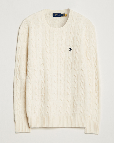 Herr | Polo Ralph Lauren | Polo Ralph Lauren | Wool/Cashmere Cable Sweater Andover Cream