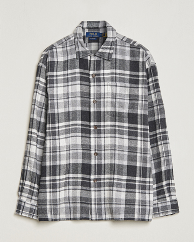 Herr |  | Polo Ralph Lauren | Brushed Flannel Checked Shirt Grey