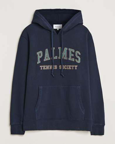 Herr | Palmes | Palmes | Mats Hooded Sweatshirt Navy