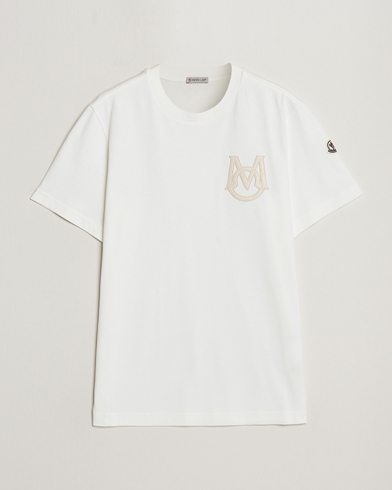 Herr | Luxury Brands | Moncler | Embossed Logo T-shirt White