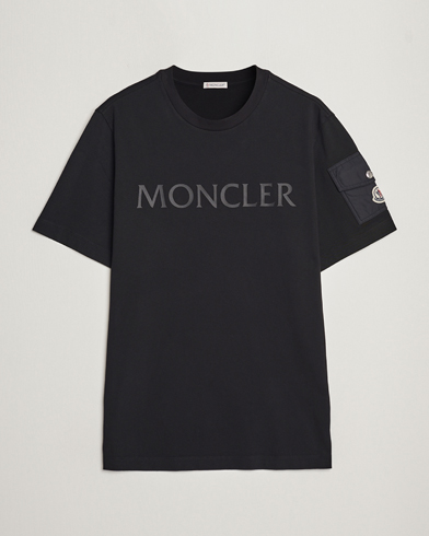 Herr | Kortärmade t-shirts | Moncler | Sleeve Pocket T-shirt Black