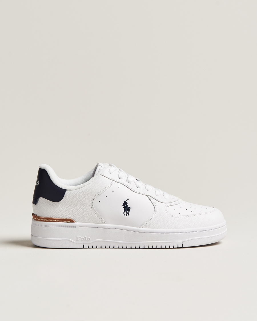 Polo Ralph Lauren Masters Court Sneakers White/Navy – Blå