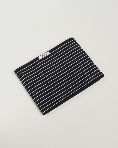 Herr | Textilier | Tekla | Organic Terry Bath Towel Black Stripe