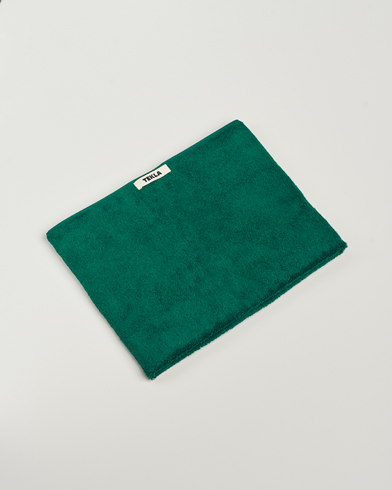 Herr | Textilier | Tekla | Organic Terry Bath Towel Teal Green