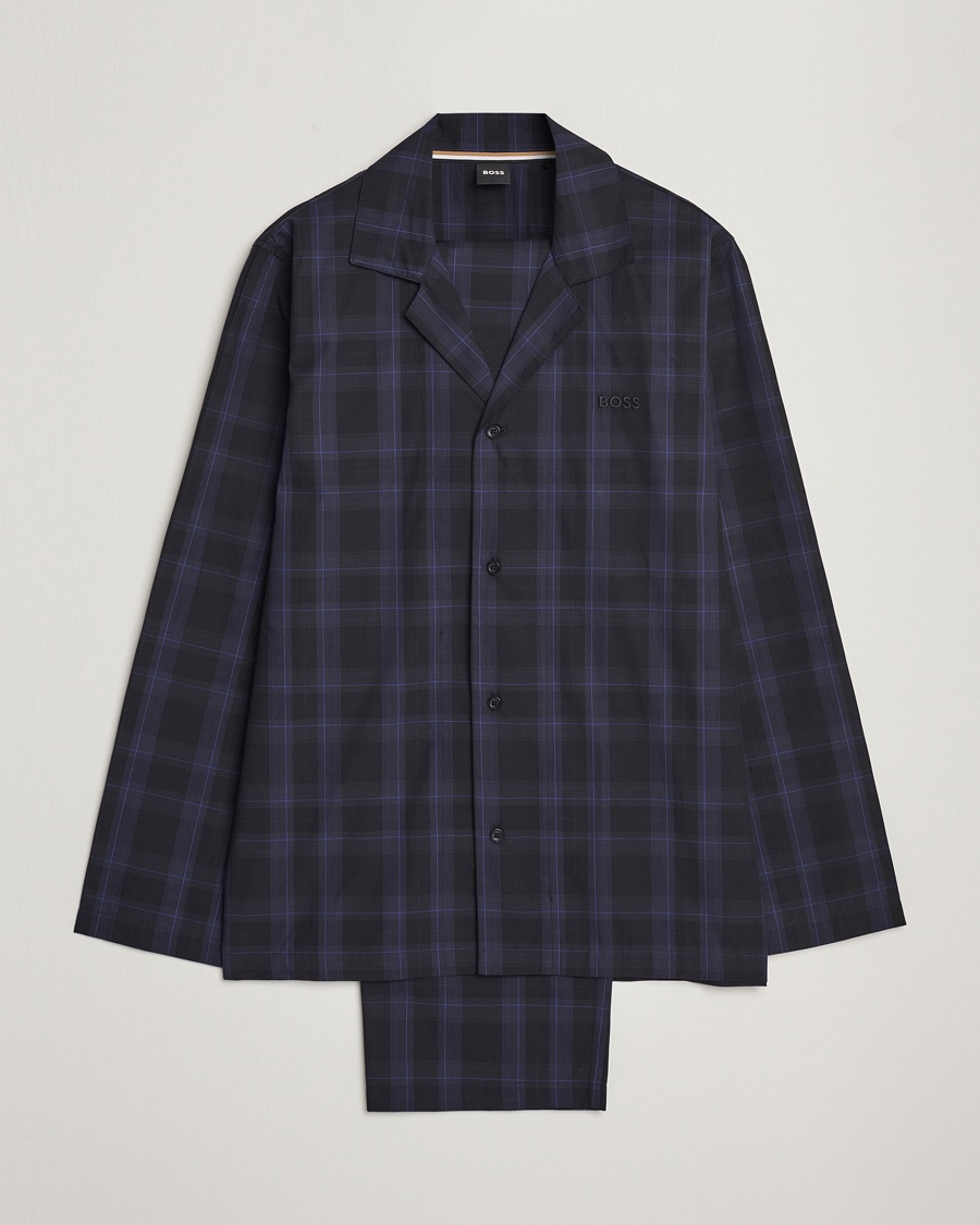 Herr | | BOSS BLACK | Urban Checked Pyjama Set Blue Multi