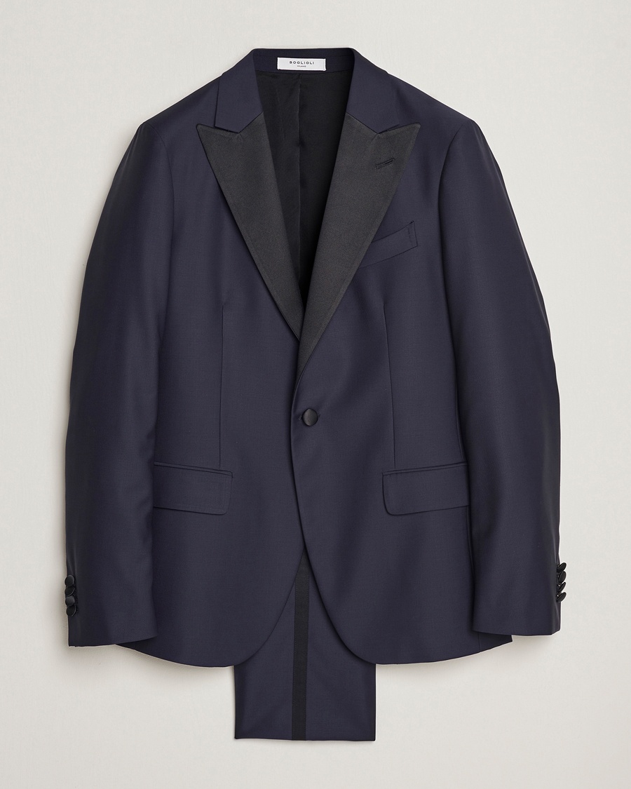 Herr | Smoking | Boglioli | Milano Single Breasted Tuxedo Navy