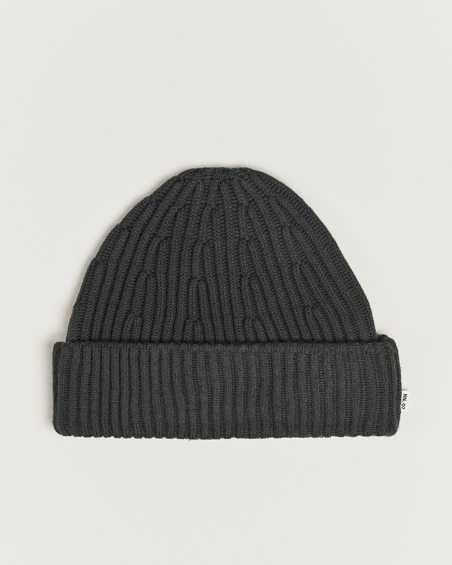 NN07 NN07Wool Rib HatDark Army – Grön