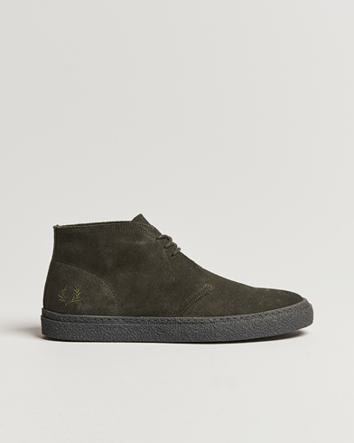 Herr | Best of British | Fred Perry | Hawley Suede Chukka Boot Field Green
