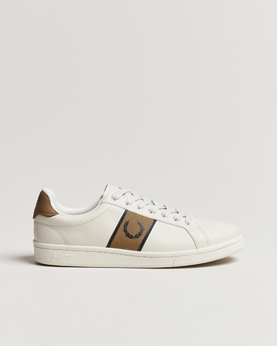 Herr | Fred Perry | Fred Perry | B721 Leather Sneaker White/Porcelin Black