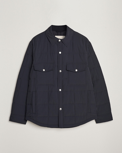 Herr | Quiltade jackor | GANT | Quilted Shirt Jacket Black
