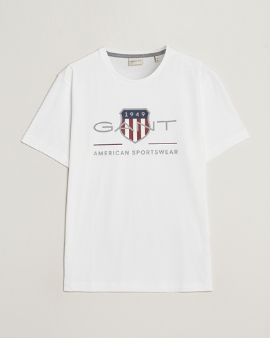 Herr | 20% rea | GANT | Archive Shield Logo T-Shirt White