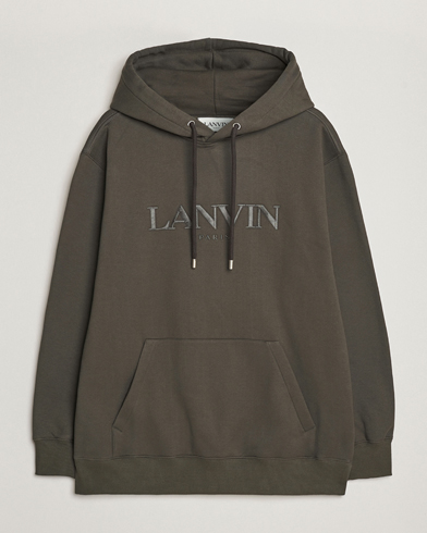 Herr | Lanvin | Lanvin | Oversized Logo Hoodie Loden