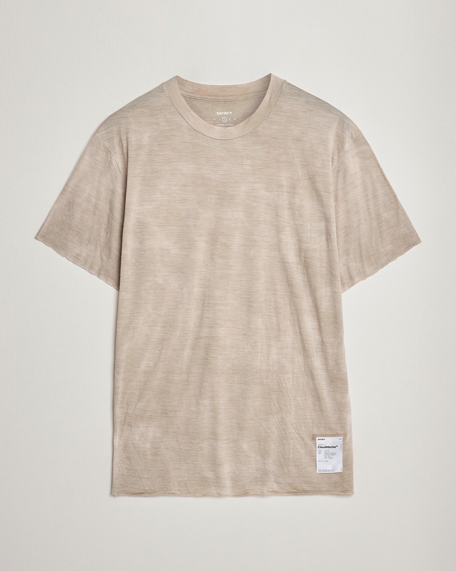 Herr | Satisfy | Satisfy | CloudMerino T-Shirt Sun Bleached Greige