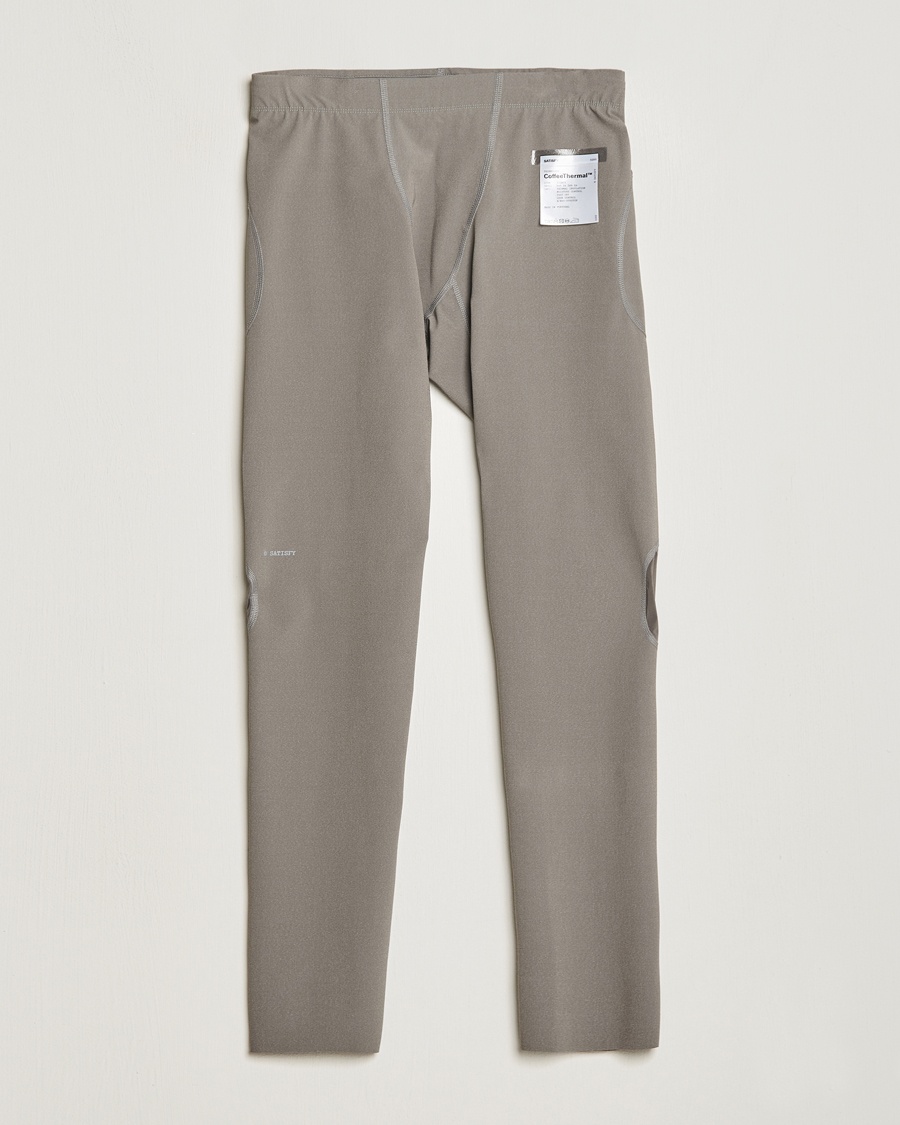 Herr | Byxor | Satisfy | CoffeeThermal Tights Dark Natural