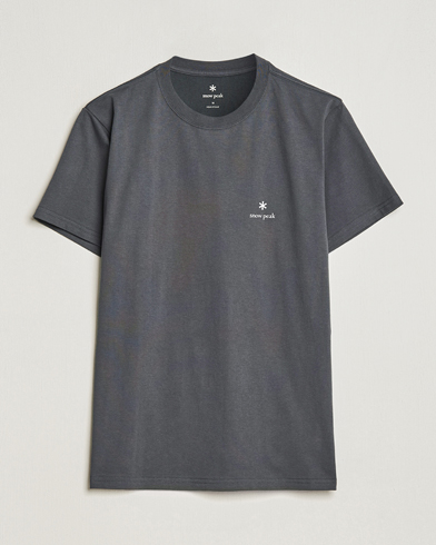 Herr | Japanese Department | Snow Peak | Logo T-Shirt Charcoal