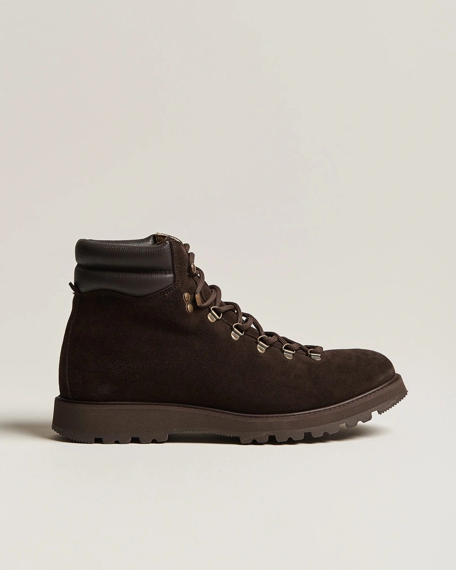 Herr | Snörkängor | Myrqvist | Duved II Laced Boot Dark Brown Suede