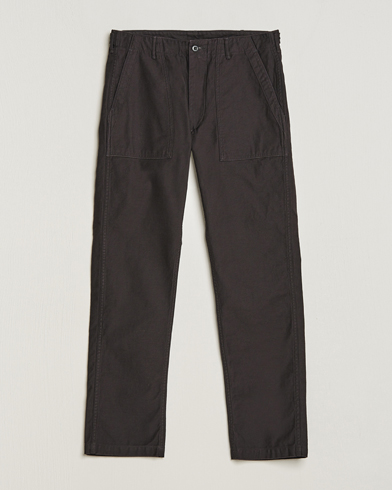 Herr |  | orSlow | Slim Fit Original Sateen Fatigue Pants Black