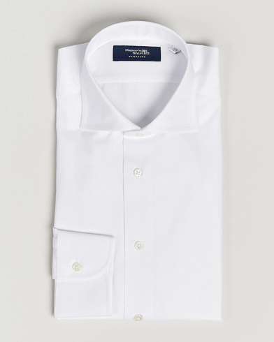 Herr | Kläder | Kamakura Shirts | Slim Fit Broadcloth Shirt White