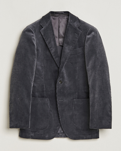 Herr | Rea kläder | Beams F | Corduroy Blazer Charcoal
